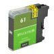 Compatible Brother LC61 (LC61BK) InkJet Cartridge, Black, 1100 High Yield