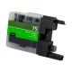 Compatible Brother LC75 (LC75BK) InkJet Cartridge, Black, 600 High Yield