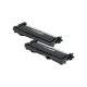 Compatible Brother TN450 (Replace TN420) Toner Cartridge, Black, 2.6K High Yield, 2 Cartridge Value Pack