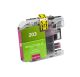 Compatible Brother LC203XL (LC203MXL) InkJet Cartridge, Magenta, 550 High Yield