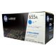 OEM HP 655A (CF451A) Toner Cartridge, Cyan, 10.5K Yield