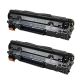 Compatible HP 83X (CF283X) Toner Cartridge, Black, 2.2K High Yield, 2 Cartridge Value Pack