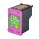 Remanufactured HP 63XL (F6U63AN) InkJet Cartridge, Color, 330 High Yield