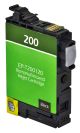 Remanufactured Epson 200XL (T200120XL) InkJet Cartridge, Black, 500 High Yield